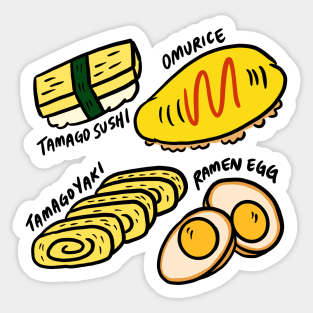 Japanese Styles of Egg Sticker